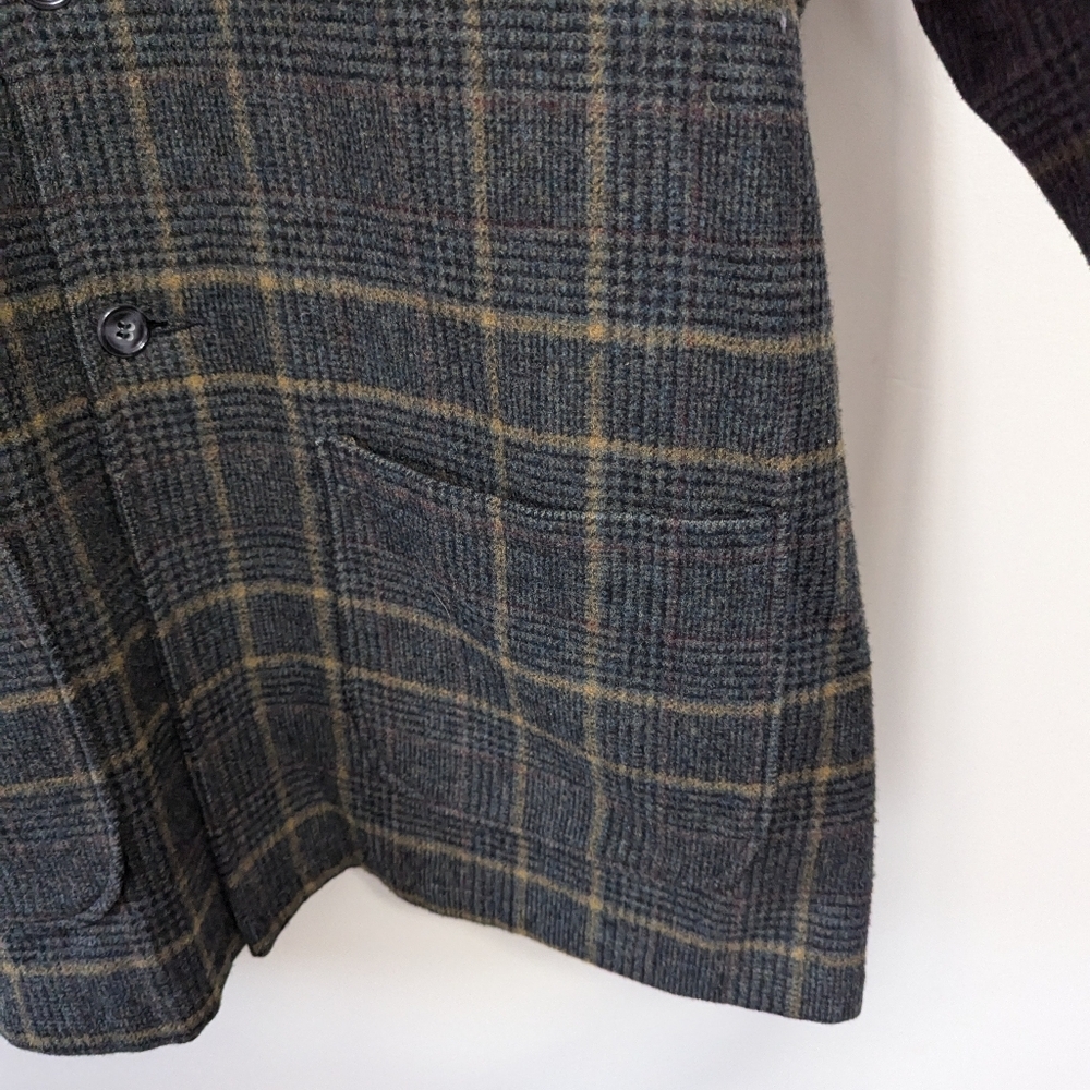 Vintage 50s Woolrich Woolen‎  Mills Plaid Utility Pocket Chore Coat - Picture 7 of 15